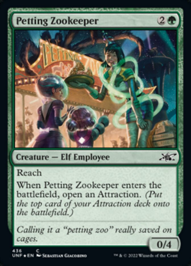 Petting Zookeeper (Galaxy Foil) [Unfinity] | GnG Games