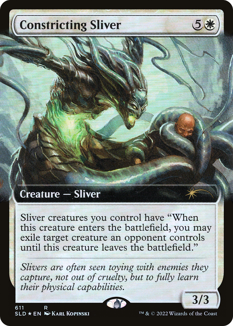 Constricting Sliver (Extended Art) [Secret Lair Drop Promos] | GnG Games