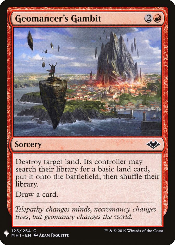 Geomancer's Gambit [Mystery Booster] | GnG Games