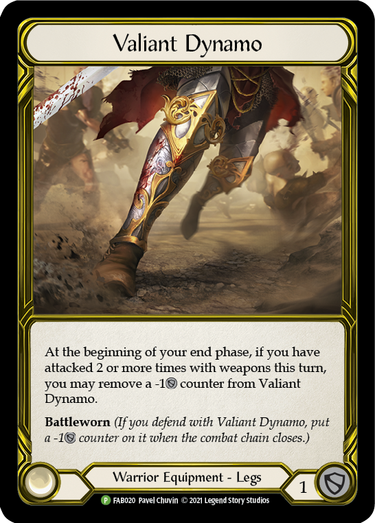 Valiant Dynamo (Golden) [FAB020] (Promo)  Cold Foil | GnG Games