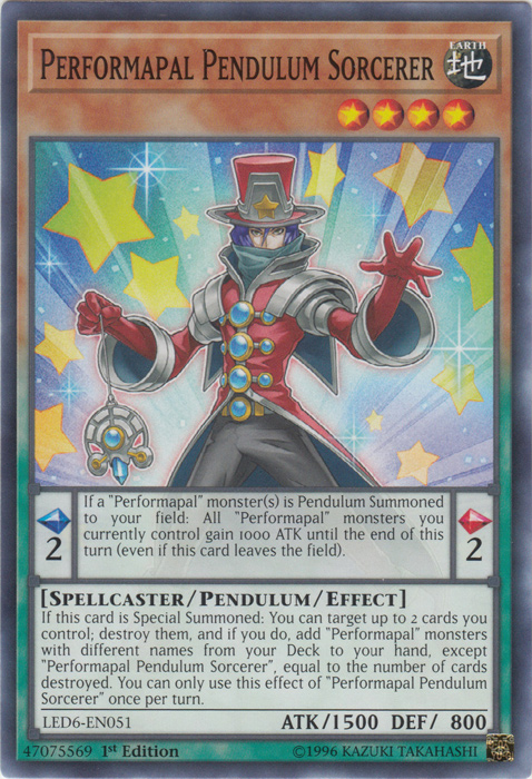 Performapal Pendulum Sorcerer [LED6-EN051] Common | GnG Games