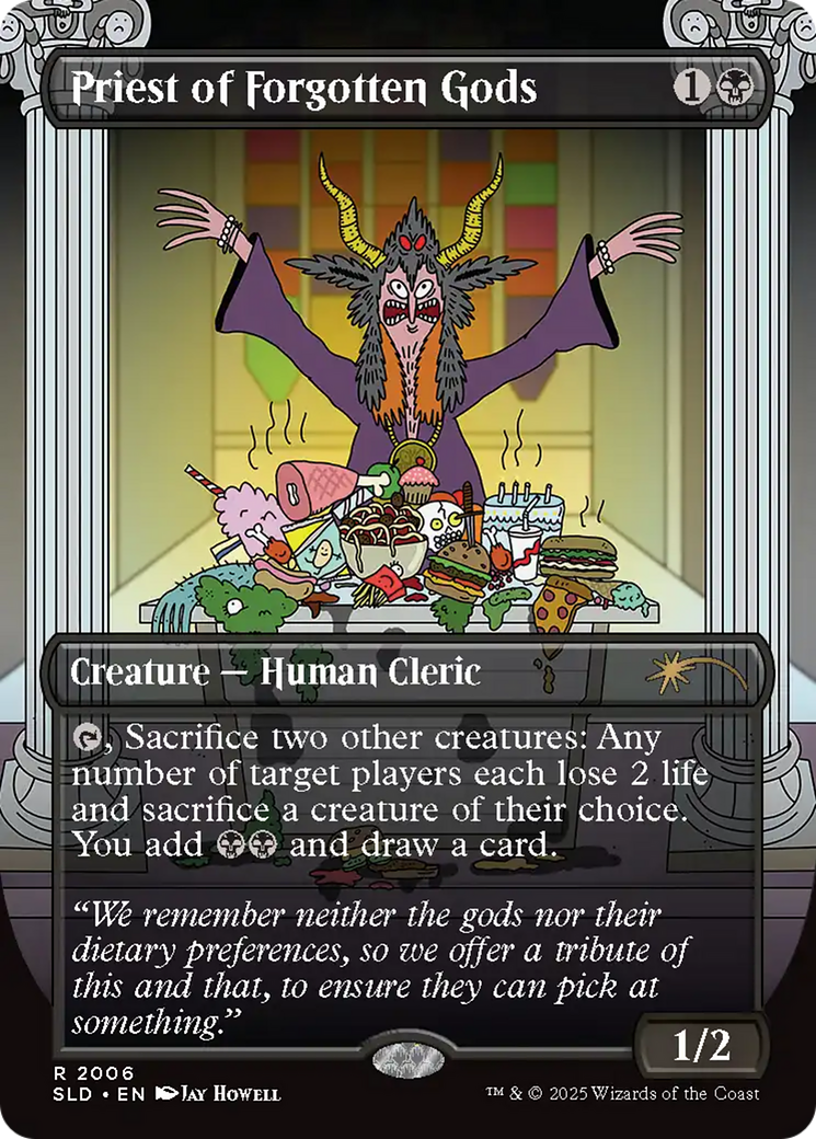 Priest of Forgotten Gods (Rainbow Foil) [Secret Lair Drop Series] | GnG Games
