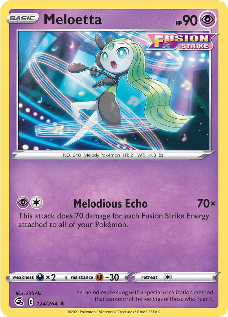 Meloetta (124/264) [Sword & Shield: Fusion Strike] | GnG Games