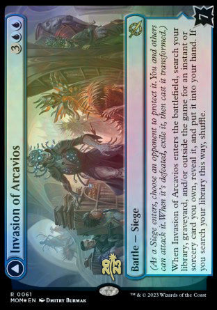 Invasion of Arcavios // Invocation of the Founders [March of the Machine Prerelease Promos] | GnG Games