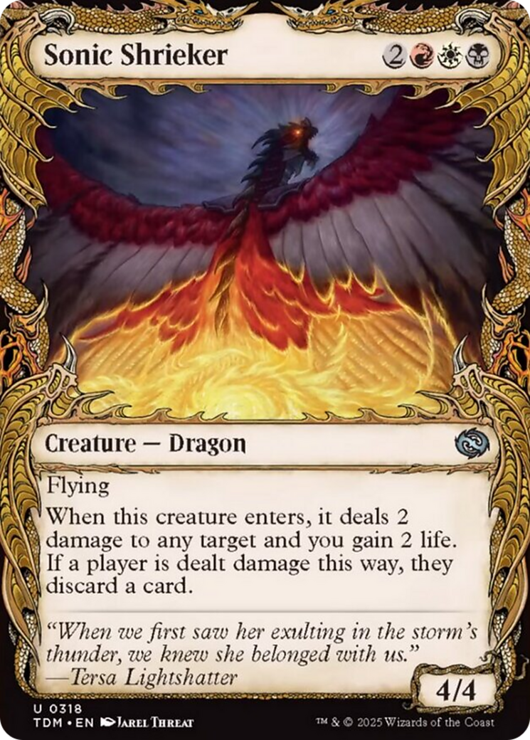 Sonic Shrieker (Showcase) [Tarkir: Dragonstorm] | GnG Games