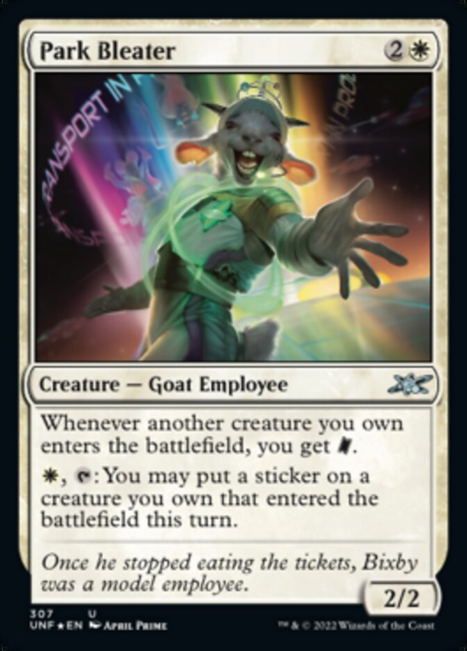 Park Bleater (Galaxy Foil) [Unfinity] | GnG Games
