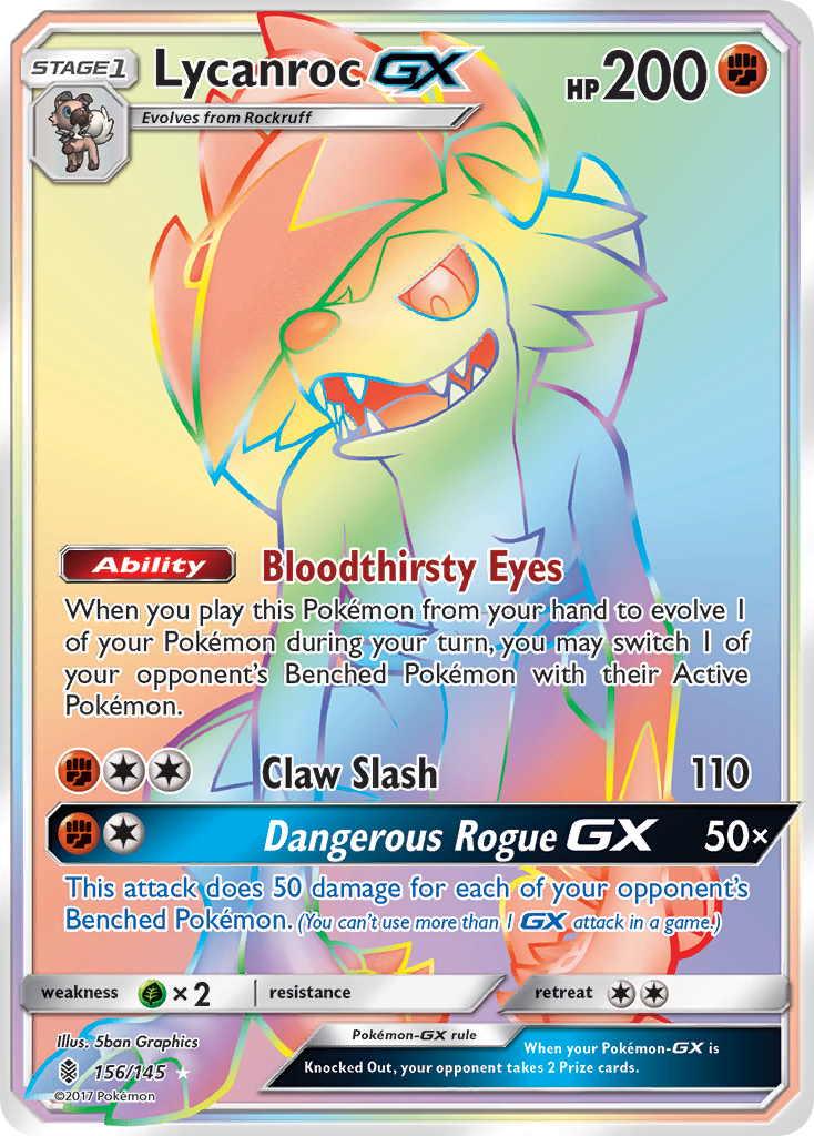 Lycanroc GX (156/145) [Sun & Moon: Guardians Rising] | GnG Games