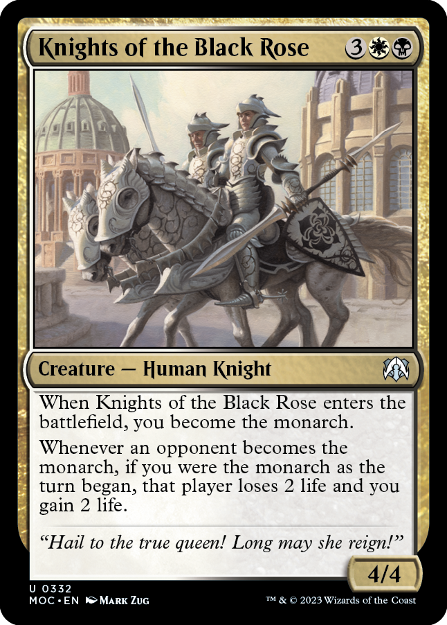 Knights of the Black Rose [March of the Machine Commander] | GnG Games