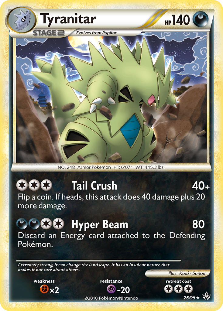 Tyranitar (26/95) [HeartGold & SoulSilver: Unleashed] | GnG Games