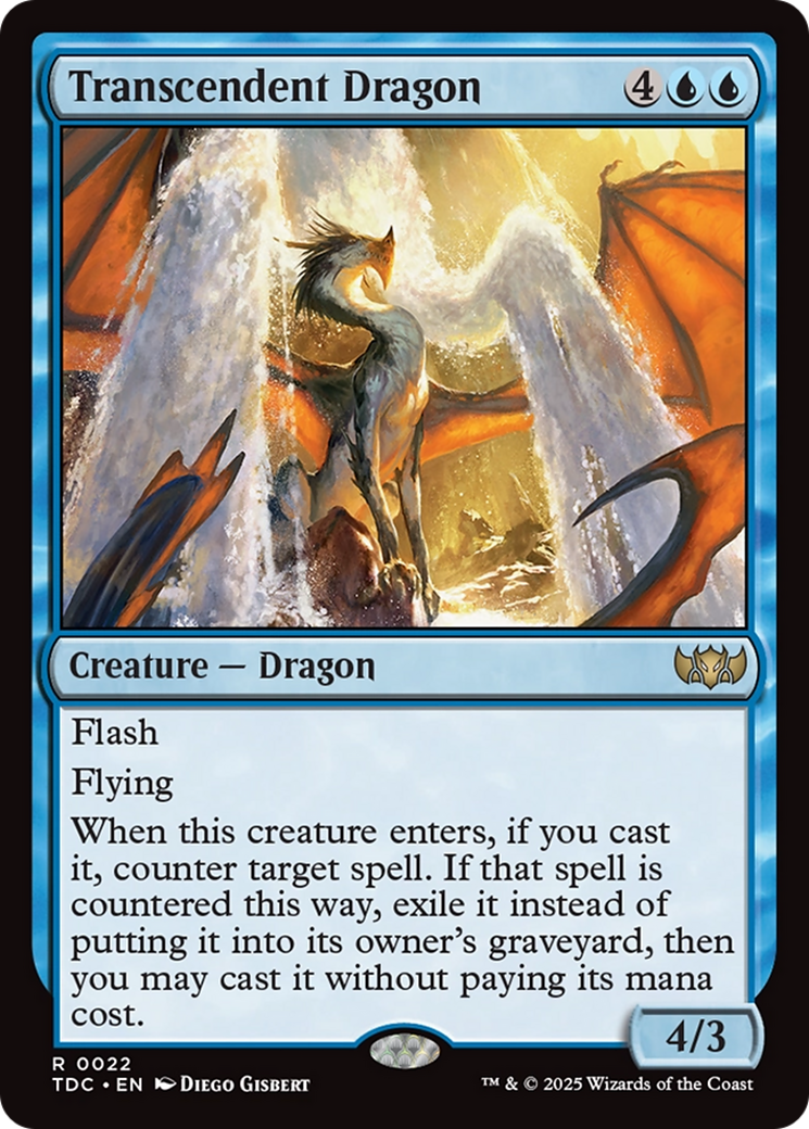 Transcendent Dragon [Tarkir: Dragonstorm Commander] | GnG Games