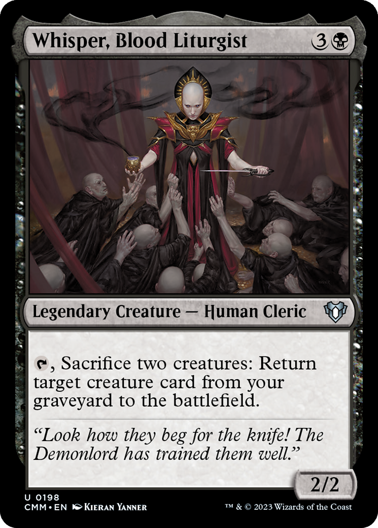 Whisper, Blood Liturgist [Commander Masters] | GnG Games