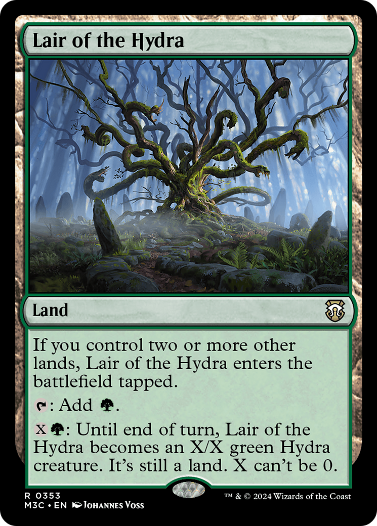 Lair of the Hydra (Ripple Foil) [Modern Horizons 3 Commander] | GnG Games