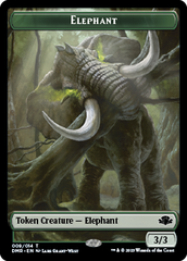 Elephant // Squirrel Double-Sided Token [Dominaria Remastered Tokens] | GnG Games