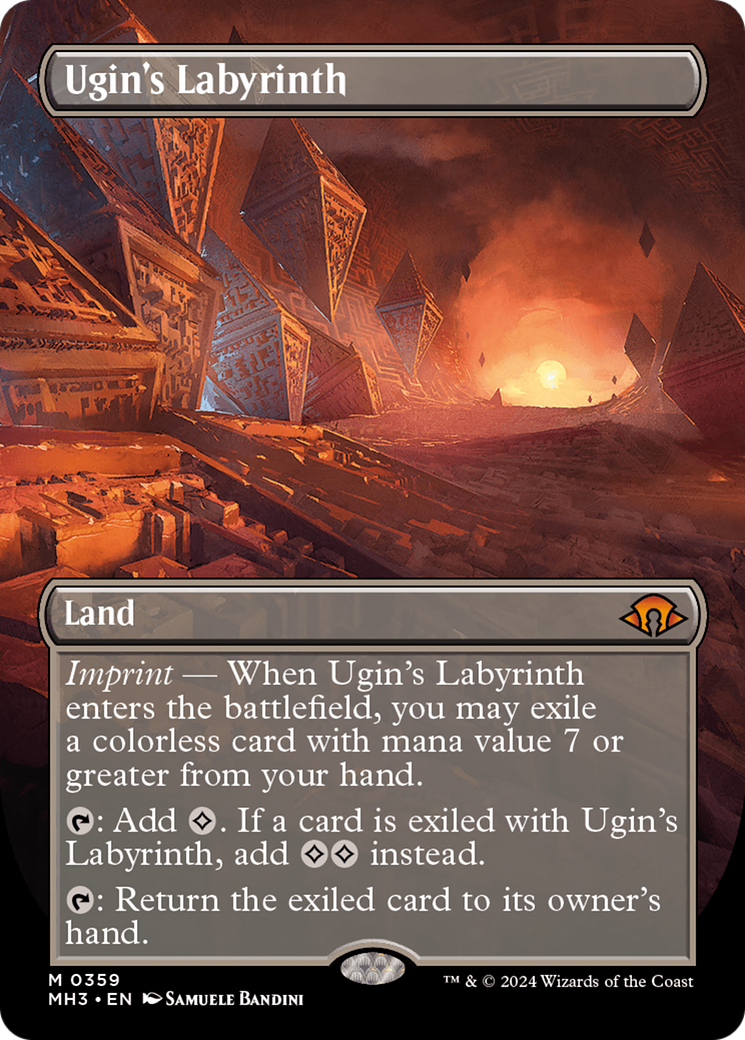 Ugin's Labyrinth (Borderless) [Modern Horizons 3] | GnG Games