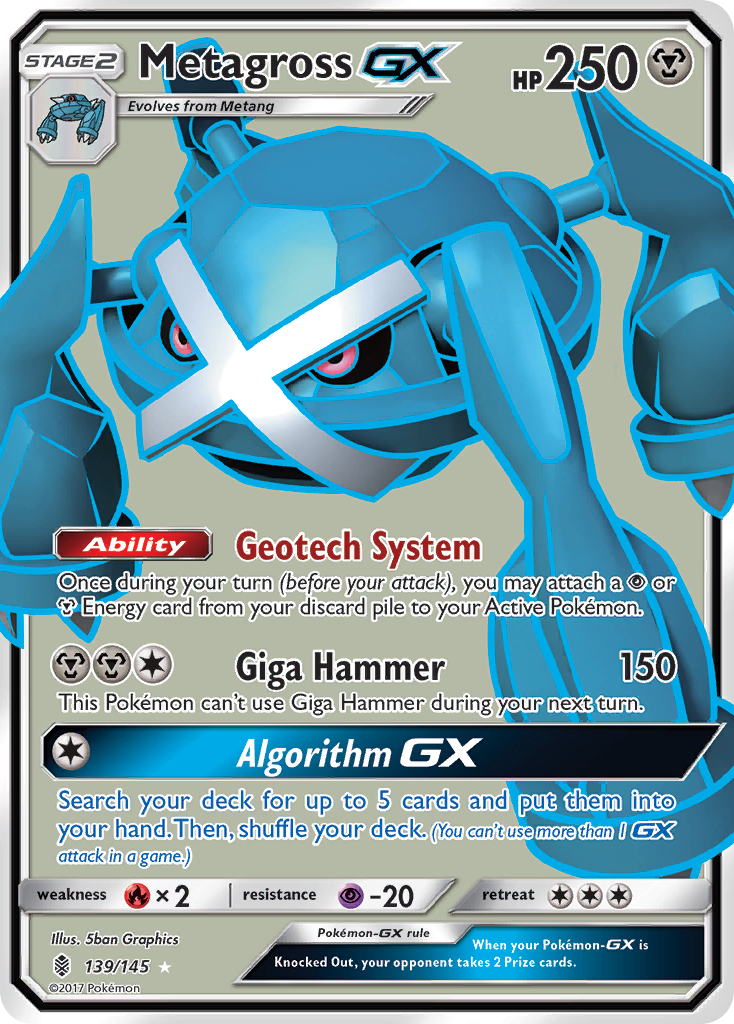 Metagross GX (139/145) [Sun & Moon: Guardians Rising] | GnG Games