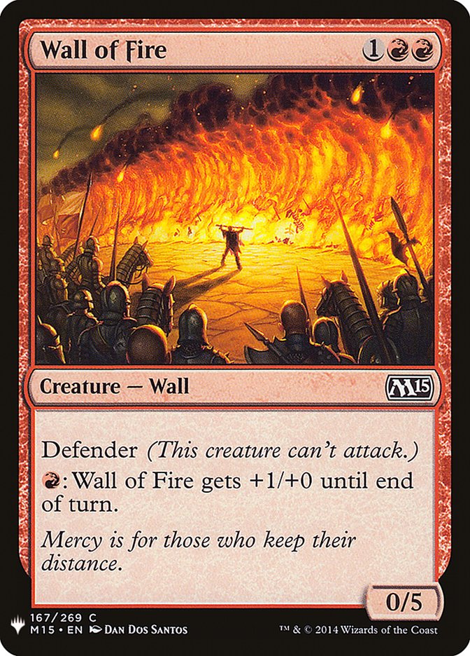 Wall of Fire [Mystery Booster] | GnG Games