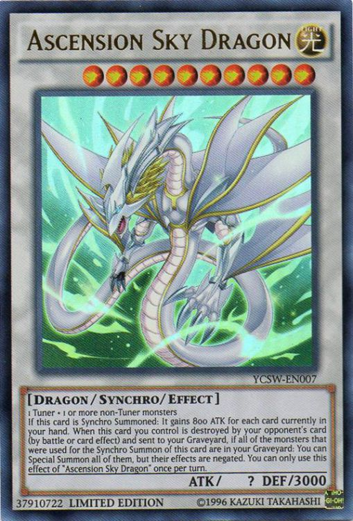 Ascension Sky Dragon [YCSW-EN007] Ultra Rare | GnG Games