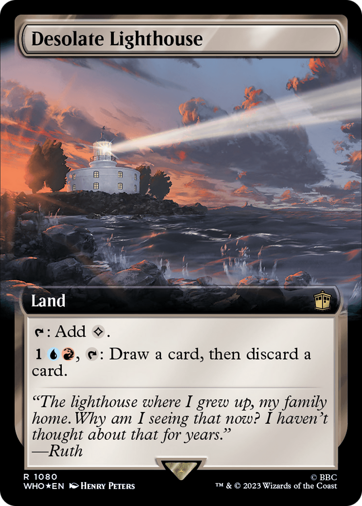 Desolate Lighthouse (Extended Art) (Surge Foil) [Doctor Who] | GnG Games