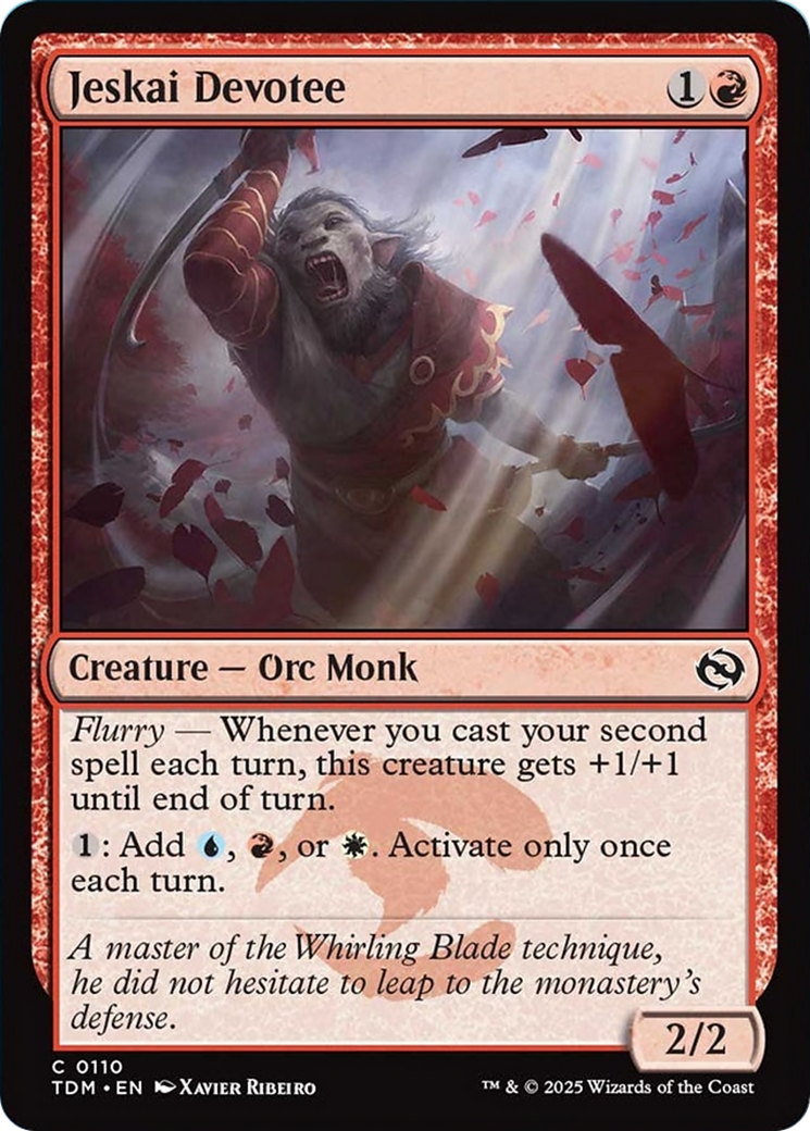 Jeskai Devotee [Tarkir: Dragonstorm] | GnG Games