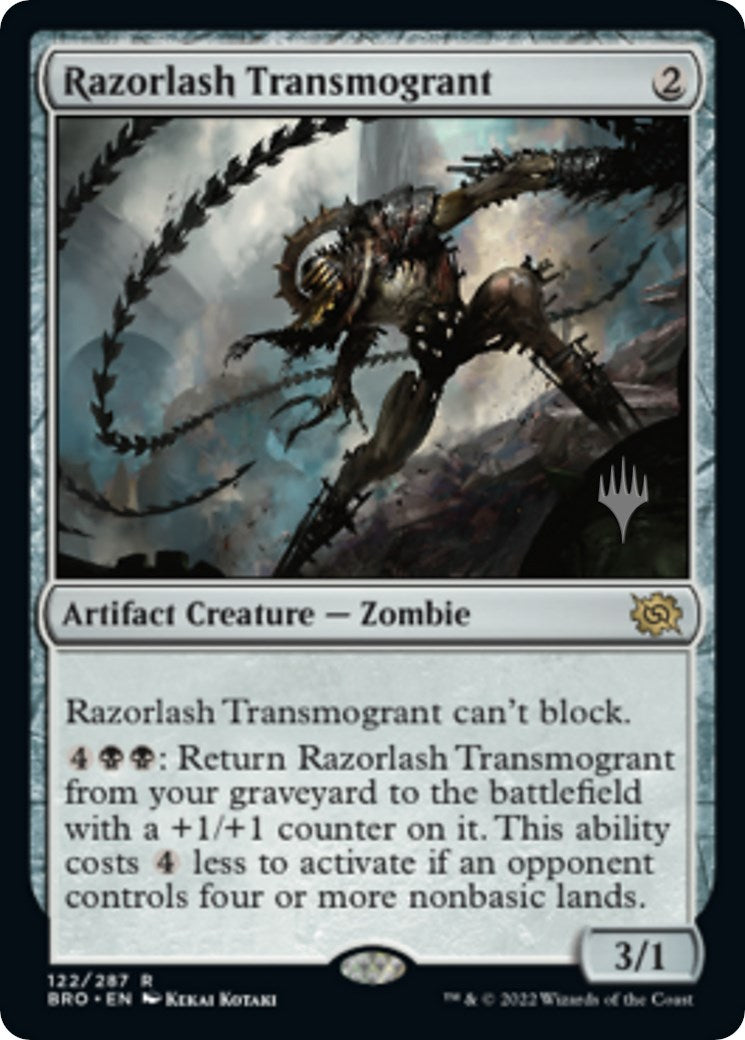 Razorlash Transmogrant (Promo Pack) [The Brothers' War Promos] | GnG Games