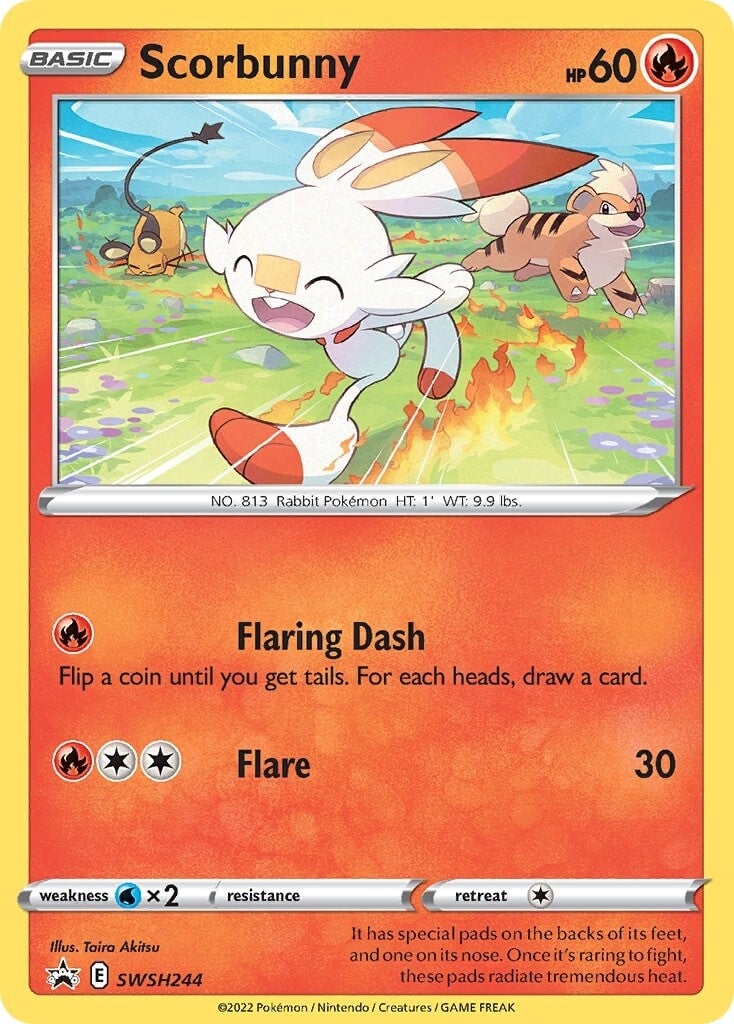 Scorbunny (SWSH244) [Sword & Shield: Black Star Promos] | GnG Games