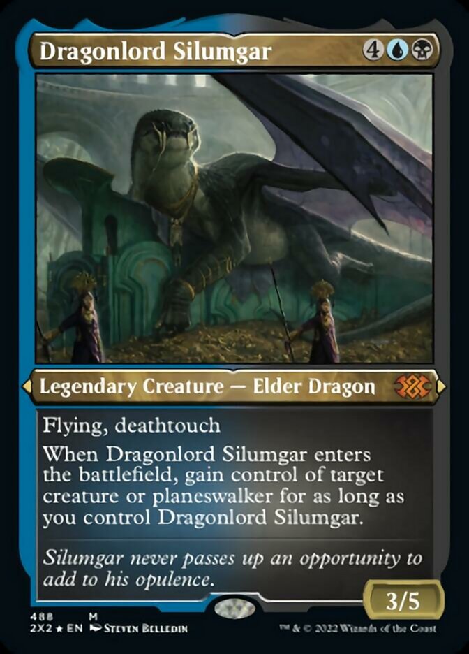 Dragonlord Silumgar (Foil Etched) [Double Masters 2022] | GnG Games