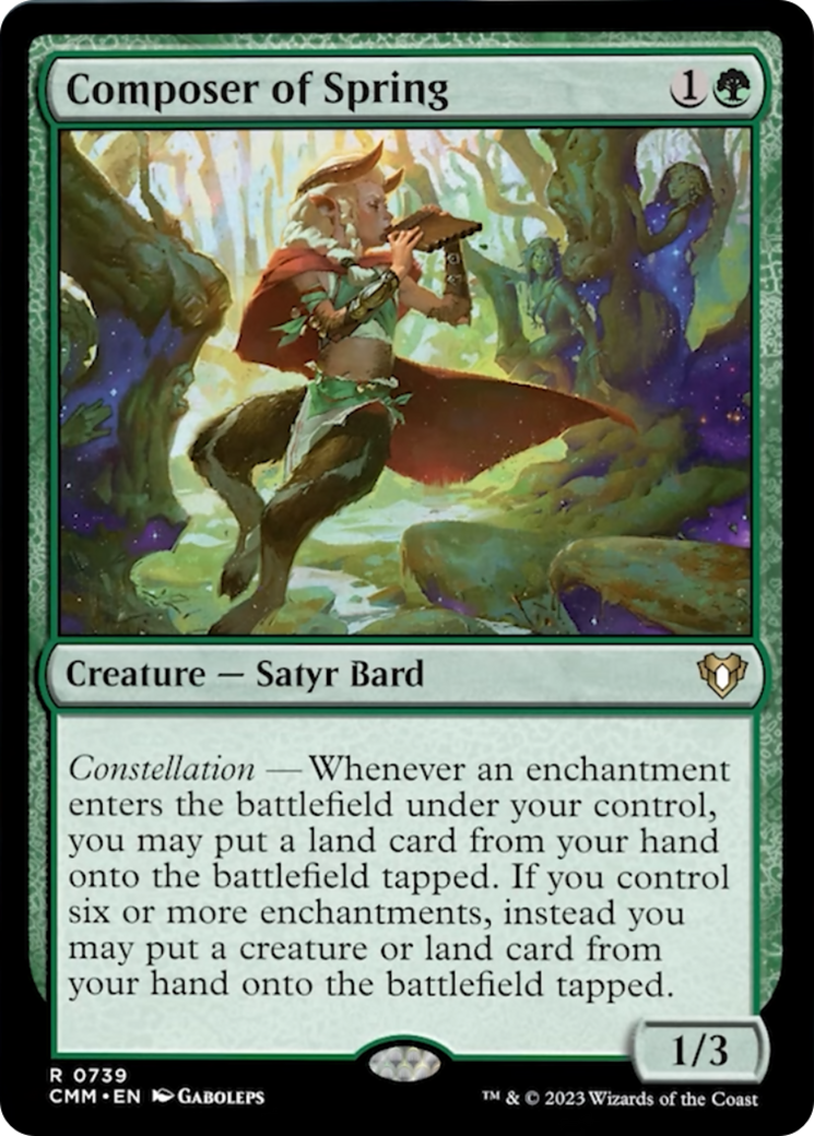 Composer of Spring [Commander Masters] | GnG Games