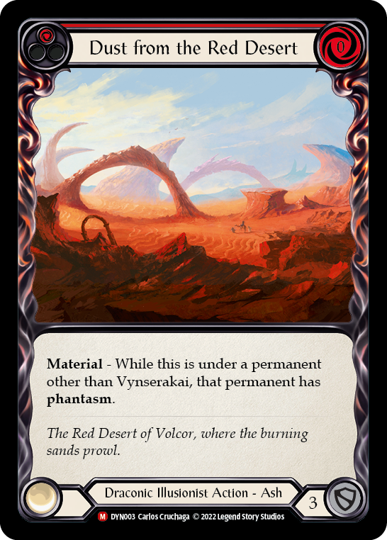 Dust from the Red Desert [DYN003] (Dynasty)  Rainbow Foil | GnG Games