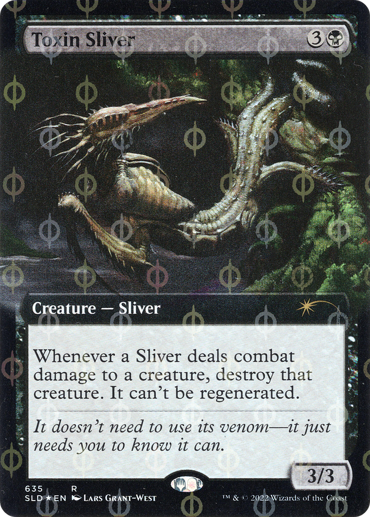 Toxin Sliver (Extended Art) (Step-and-Compleat Foil) [Secret Lair Drop Promos] | GnG Games