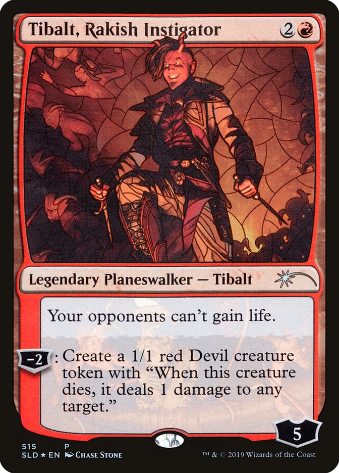 Tibalt, Rakish Instigator (Stained Glass) [Secret Lair Drop Promos] | GnG Games