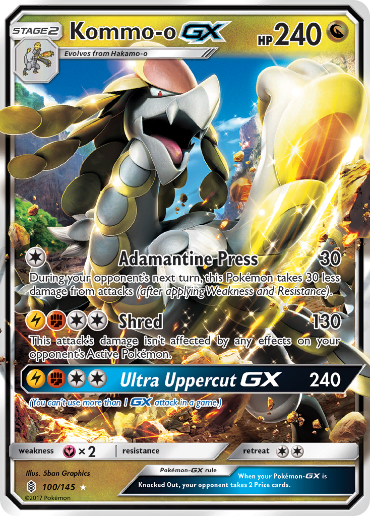 Kommo-o GX (100/145) [Sun & Moon: Guardians Rising] | GnG Games