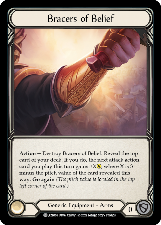 Bracers of Belief [AZL006] (Outsiders Azalea Blitz Deck) | GnG Games