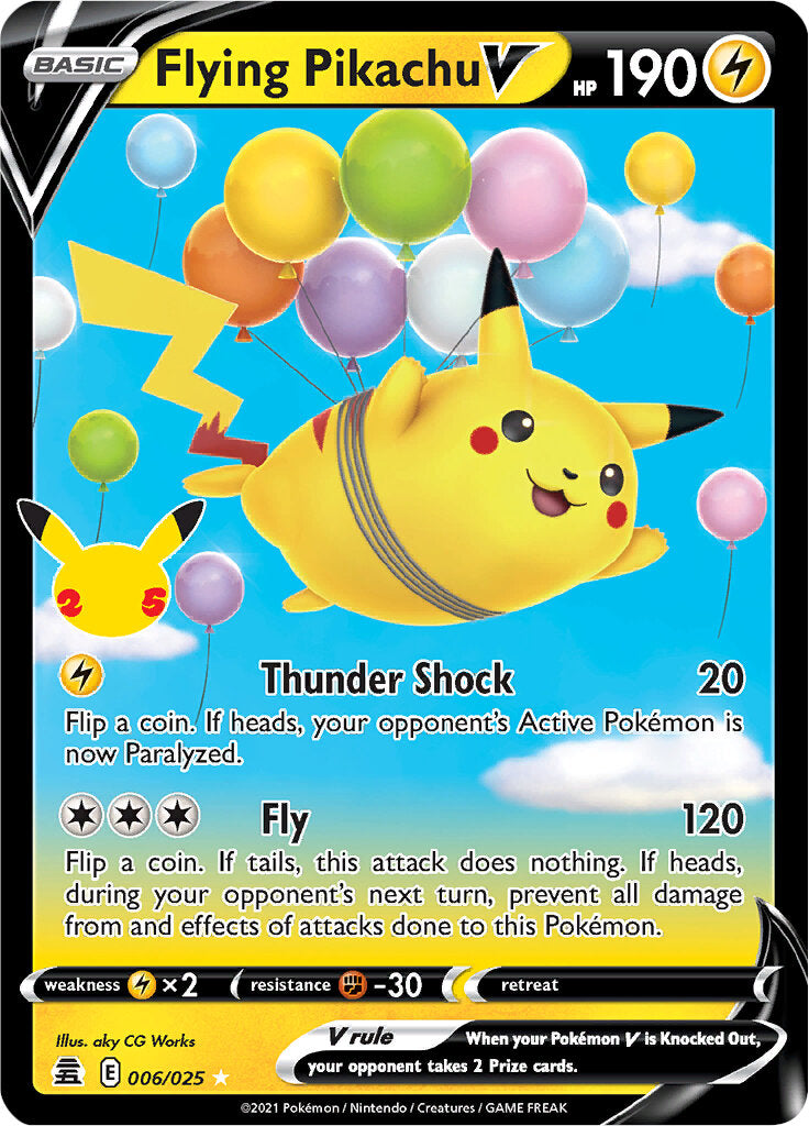 Flying Pikachu V (006/025) [Celebrations: 25th Anniversary] | GnG Games