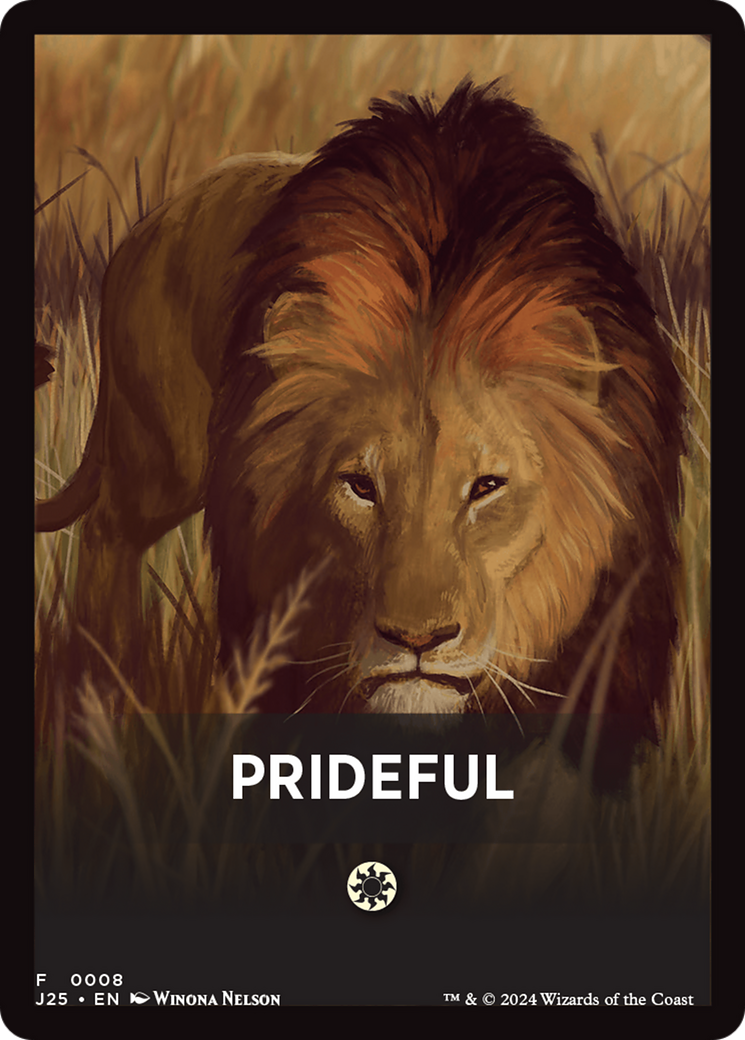 Prideful Theme Card [Foundations Jumpstart Front Cards] | GnG Games