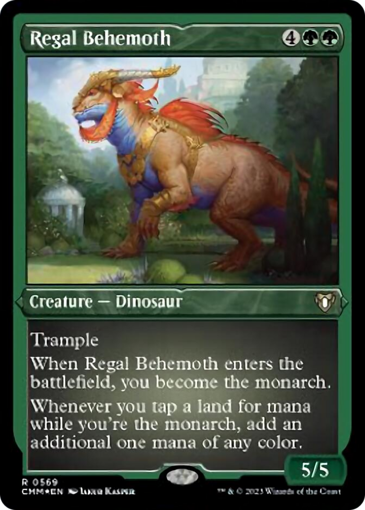 Regal Behemoth (Foil Etched) [Commander Masters] | GnG Games