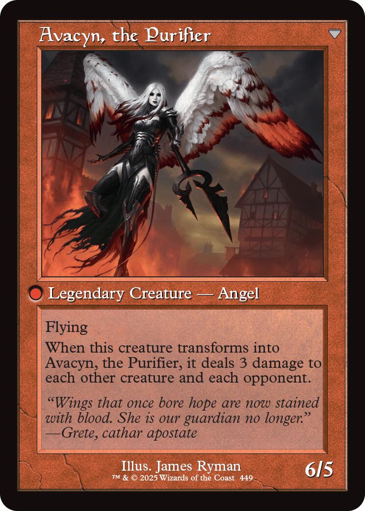 Archangel Avacyn // Avacyn, the Purifier (Retro Frame) [Innistrad Remastered] | GnG Games