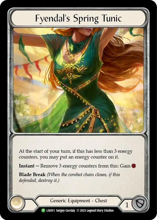 Fabric of Spring // Fyendal's Spring Tunic [LSS011] (Promo)  Cold Foil | GnG Games