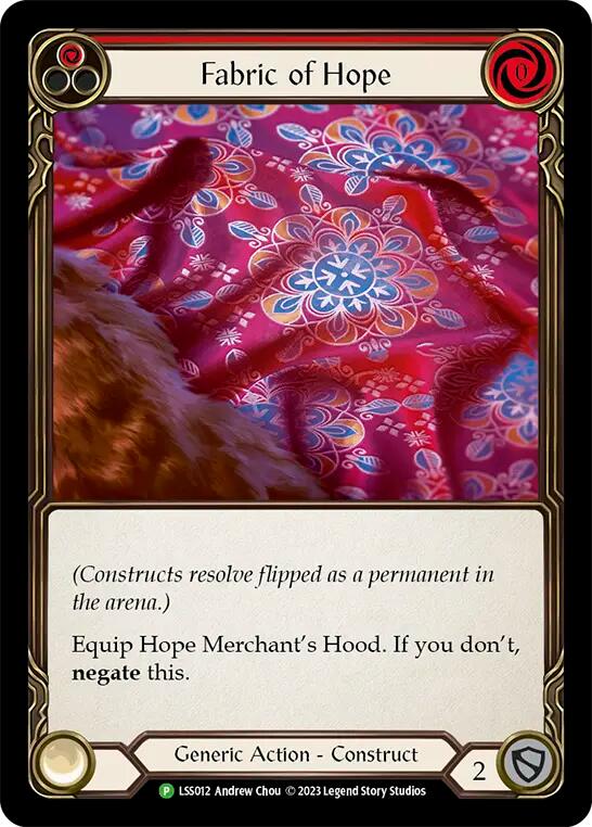 Fabric of Hope // Hope Merchant's Hood [LSS012] (Promo)  Cold Foil | GnG Games