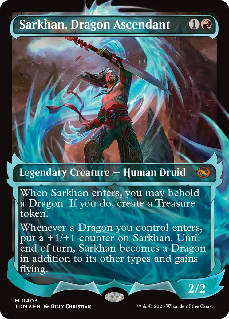 Sarkhan, Dragon Ascendant (0403) (Showcase) [Tarkir: Dragonstorm] | GnG Games