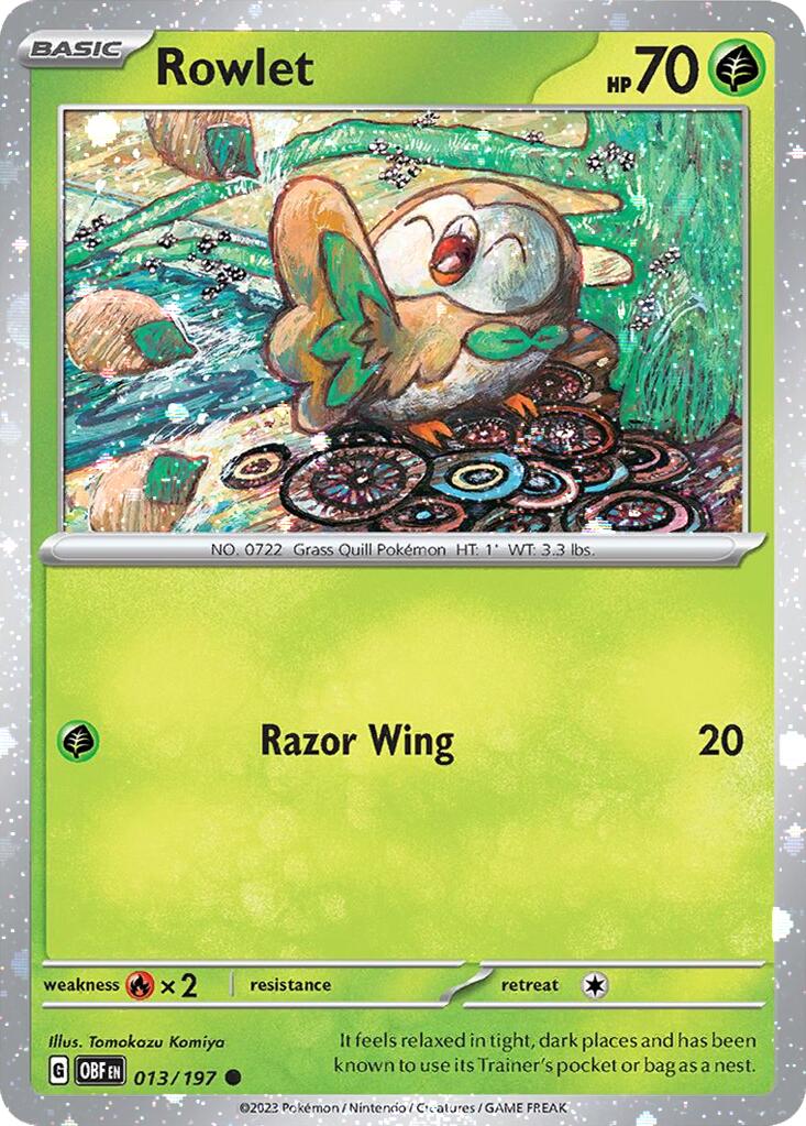 Rowlet (013/197) (Cosmos Holo) [Miscellaneous Cards] | GnG Games