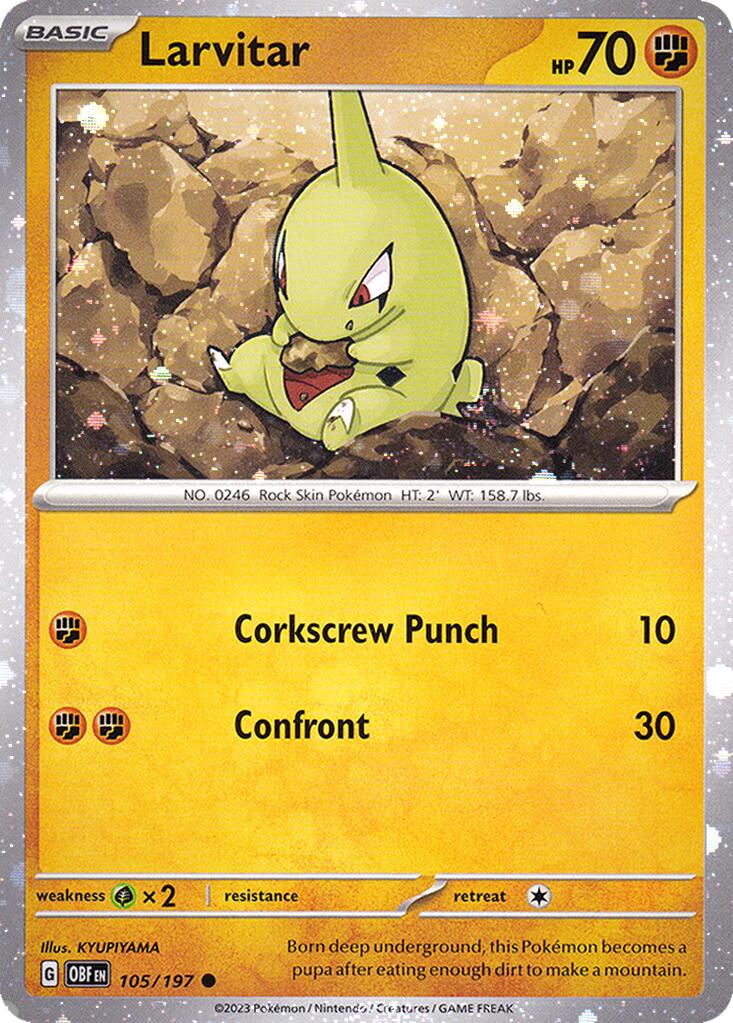 Larvitar (105/197) (Cosmos Holo) [Miscellaneous Cards] | GnG Games