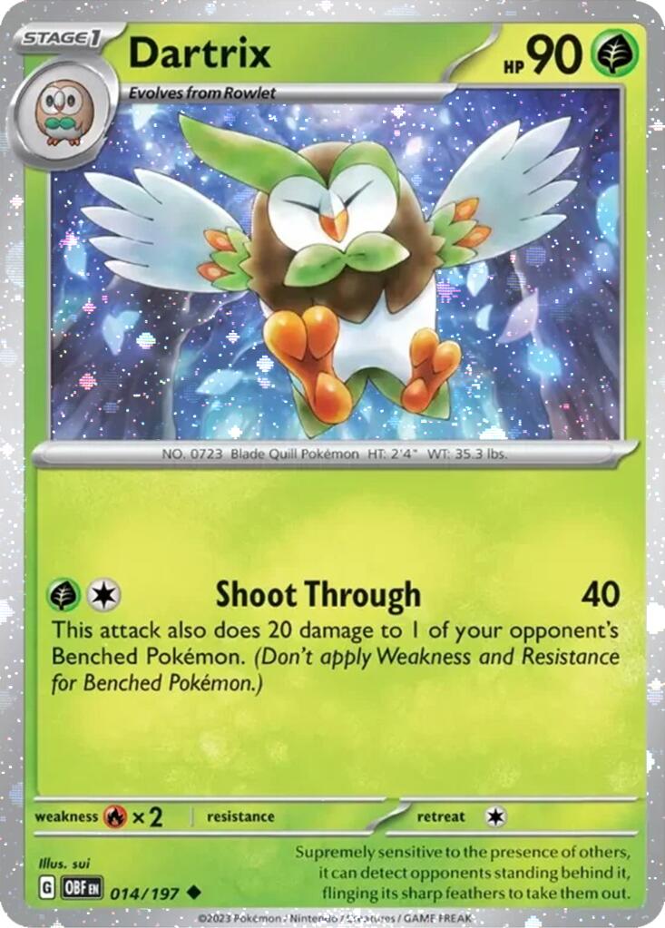 Dartrix (014/197) (Cosmos Holo) [Miscellaneous Cards] | GnG Games