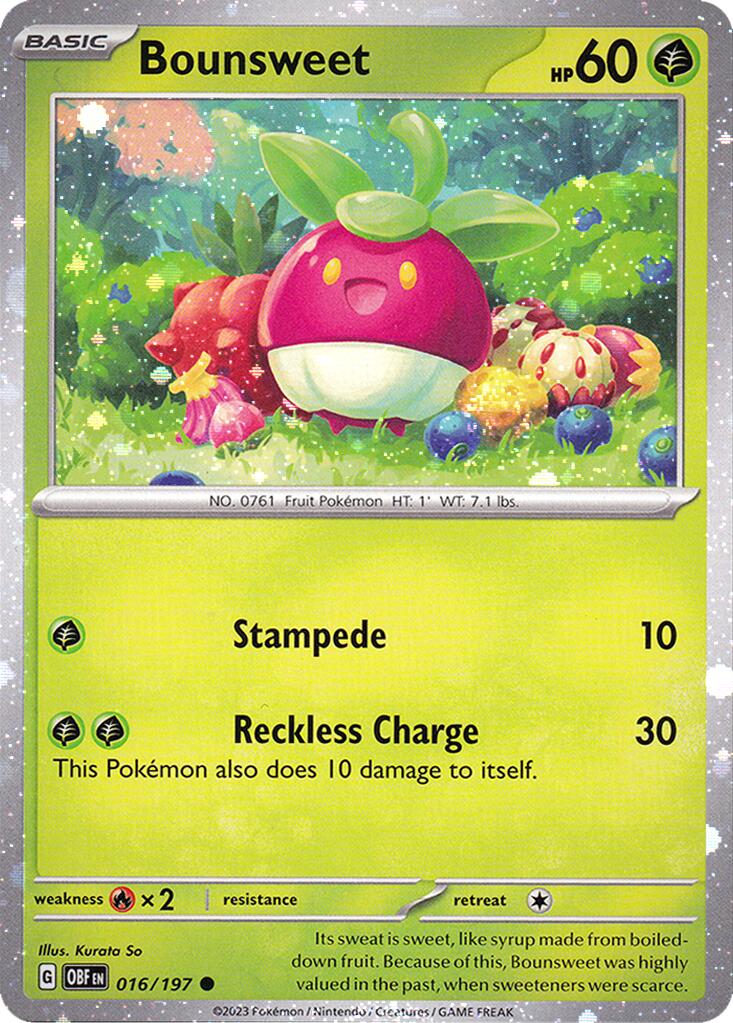 Bounsweet (016/197) (Cosmos Holo) [Miscellaneous Cards] | GnG Games