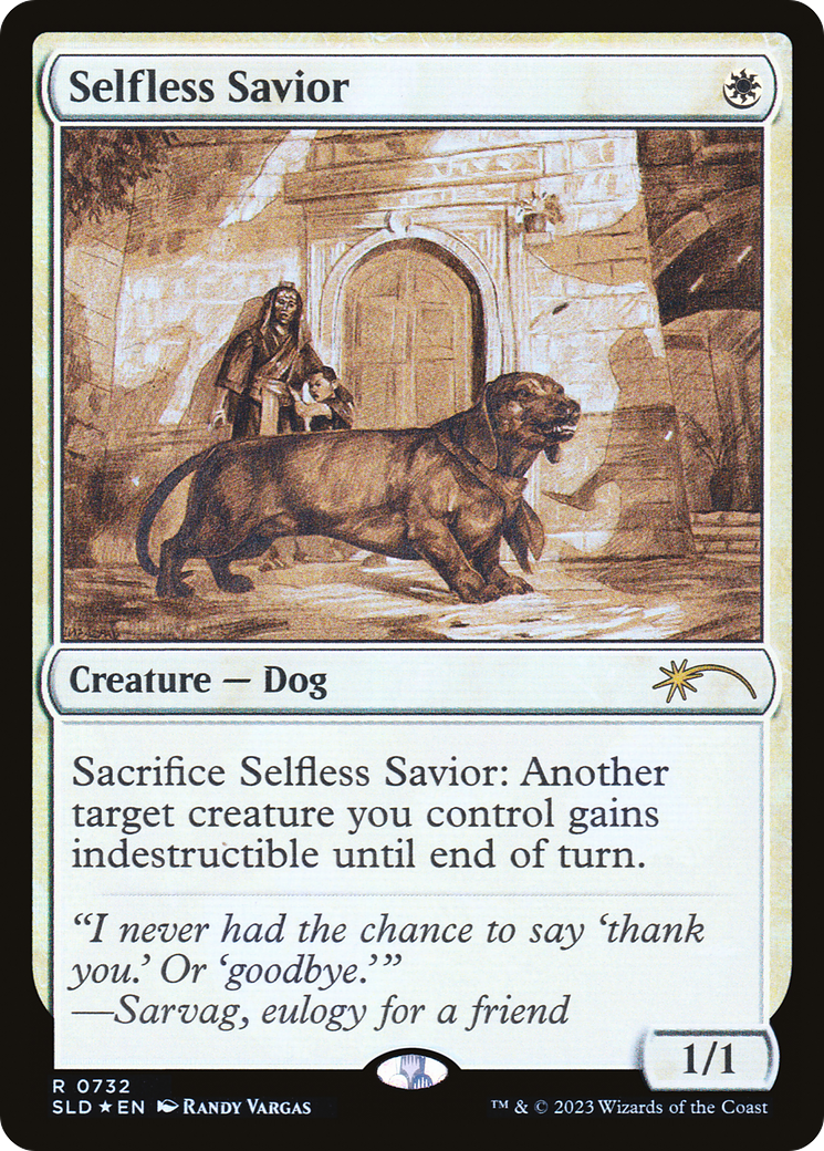 Selfless Savior (Sketch) [Secret Lair Drop Promos] | GnG Games