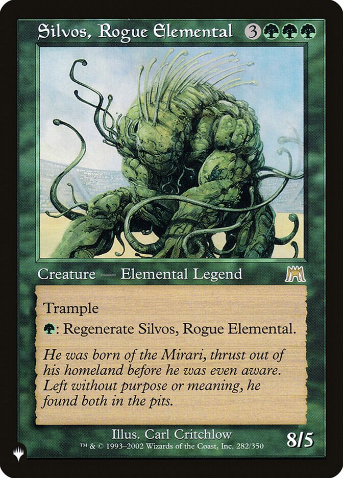 Silvos, Rogue Elemental [The List] | GnG Games