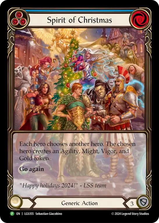 Spirit of Christmas (Cold Foil) [LGS355] (Promo)  Cold Foil | GnG Games