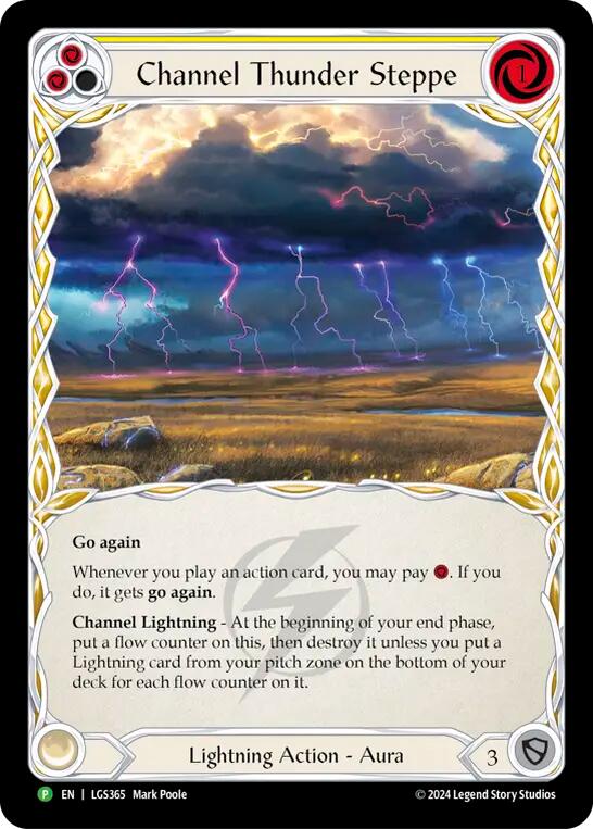 Channel Thunder Steppe (Cold Foil) [LGS365] (Promo)  Cold Foil | GnG Games