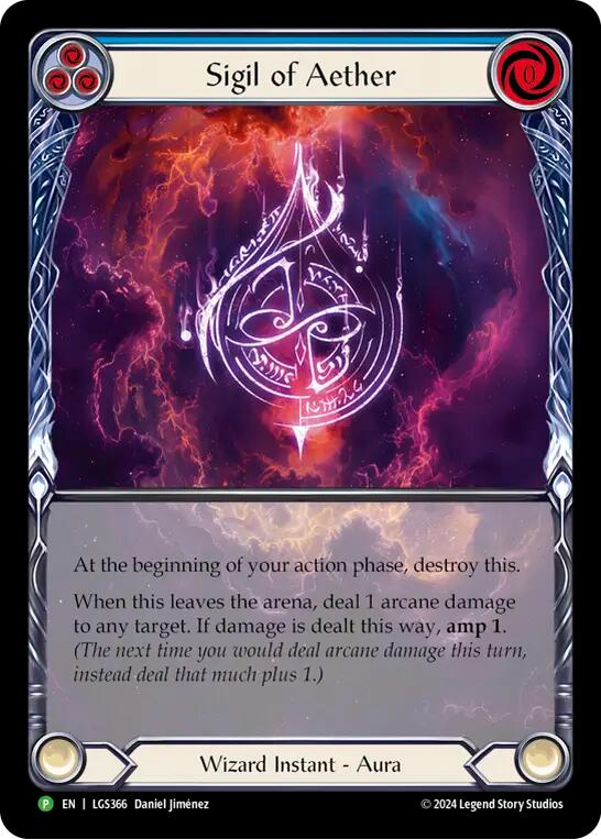 Sigil of Aether (Rainbow Foil) [LGS366] (Promo)  Rainbow Foil | GnG Games