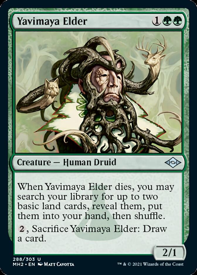 Yavimaya Elder (Foil Etched) [Modern Horizons 2] | GnG Games