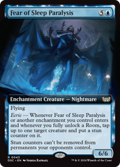 Fear of Sleep Paralysis (Extended Art) [Duskmourn: House of Horror Commander] | GnG Games